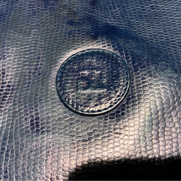 Fendi vintage  Blue Leather Shoulder Bag - Picture 4 of 14